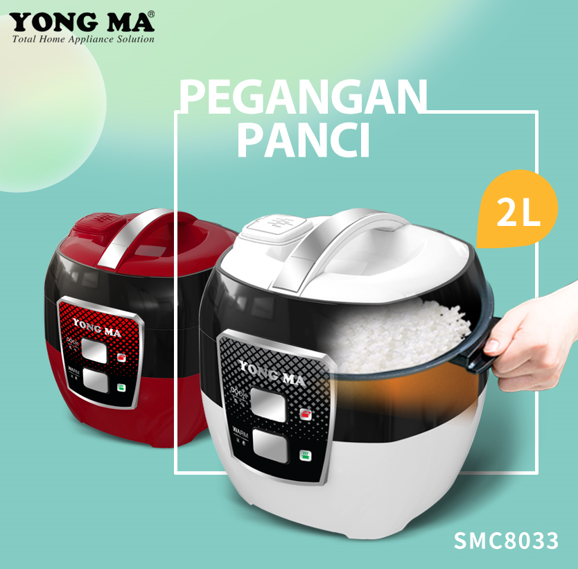 Yong Ma Digital MagicCom Rice Cooker 2 Liter SMC8033 - Putih